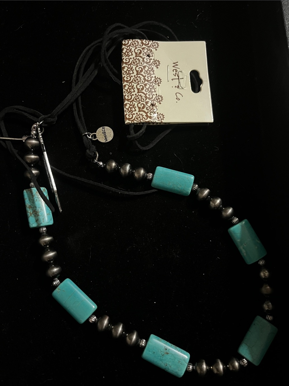 Turquoise Bead Layered Necklace